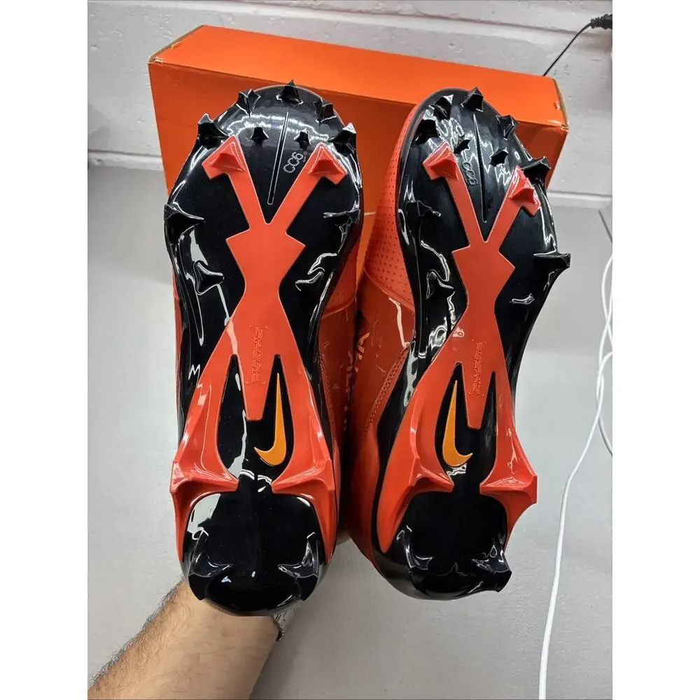 Men's Size 12 Nike Alpha Menace 4 Pro Picante Red Football Cleats FQ3984-600 NEW
